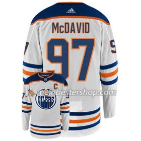 Edmonton Oilers CONNOR MCDAVID 97 Adidas Weiß Trikot Authentic - Herren